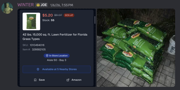 42 lbs Lawn Fertilizer 90% off